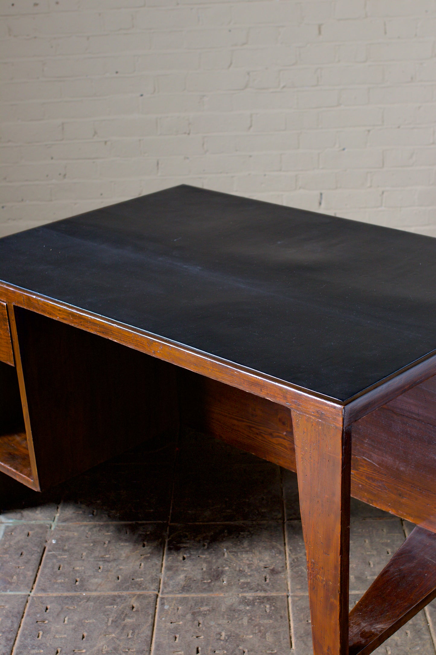 Pierre Jeanneret pigeon hole desk, c. 1955.