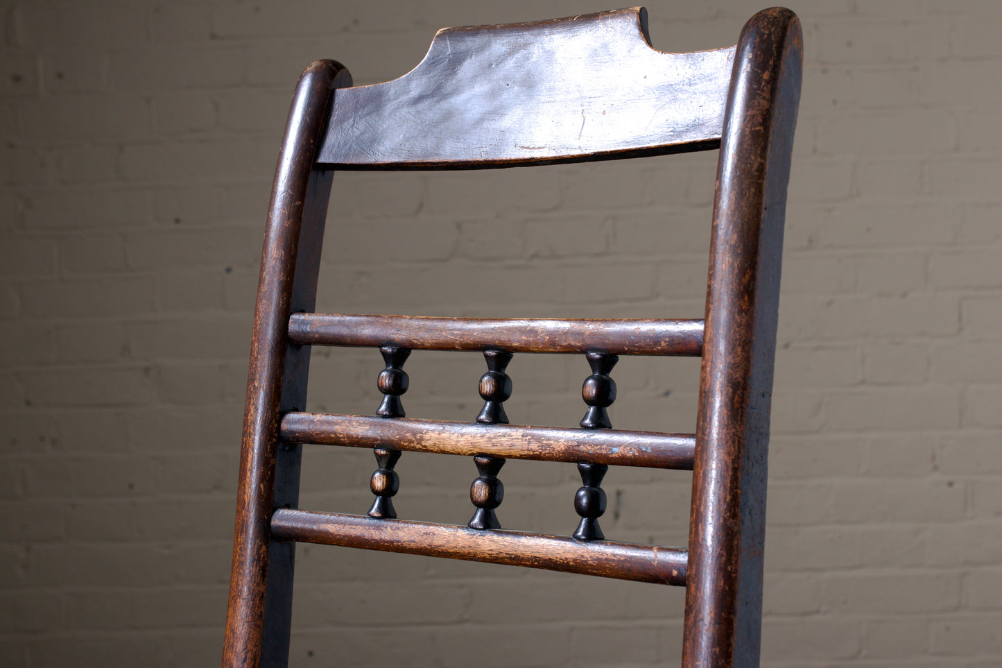Ash Spindle-back Carver Chair Early 20th Century