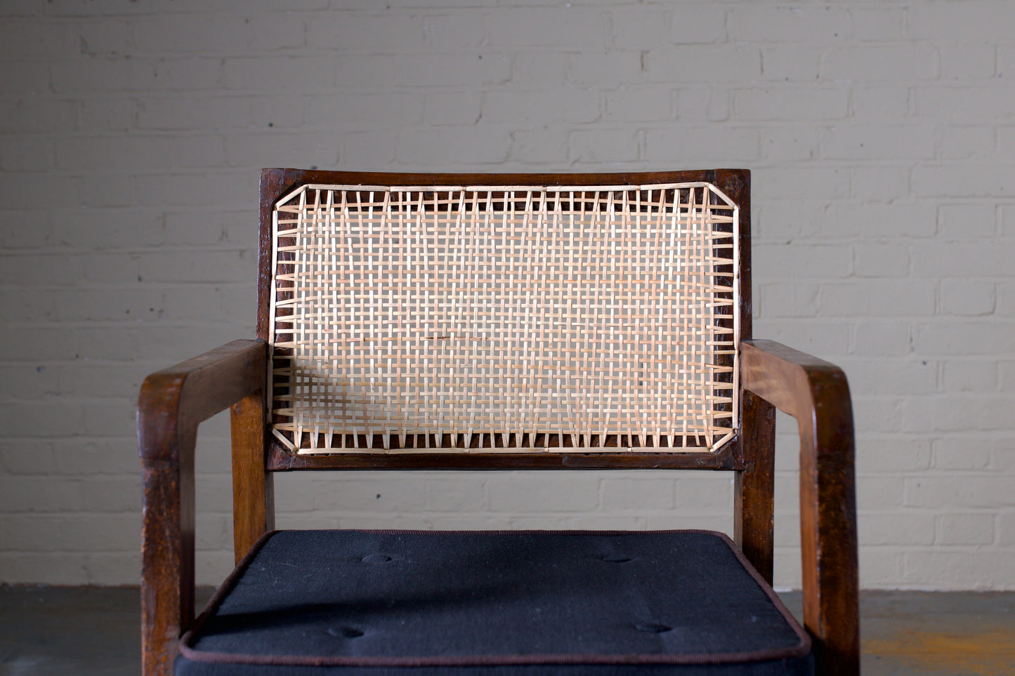 Pierre Jeanneret Dining Office "Box Chair" Produced for Chandigarh, 1950s