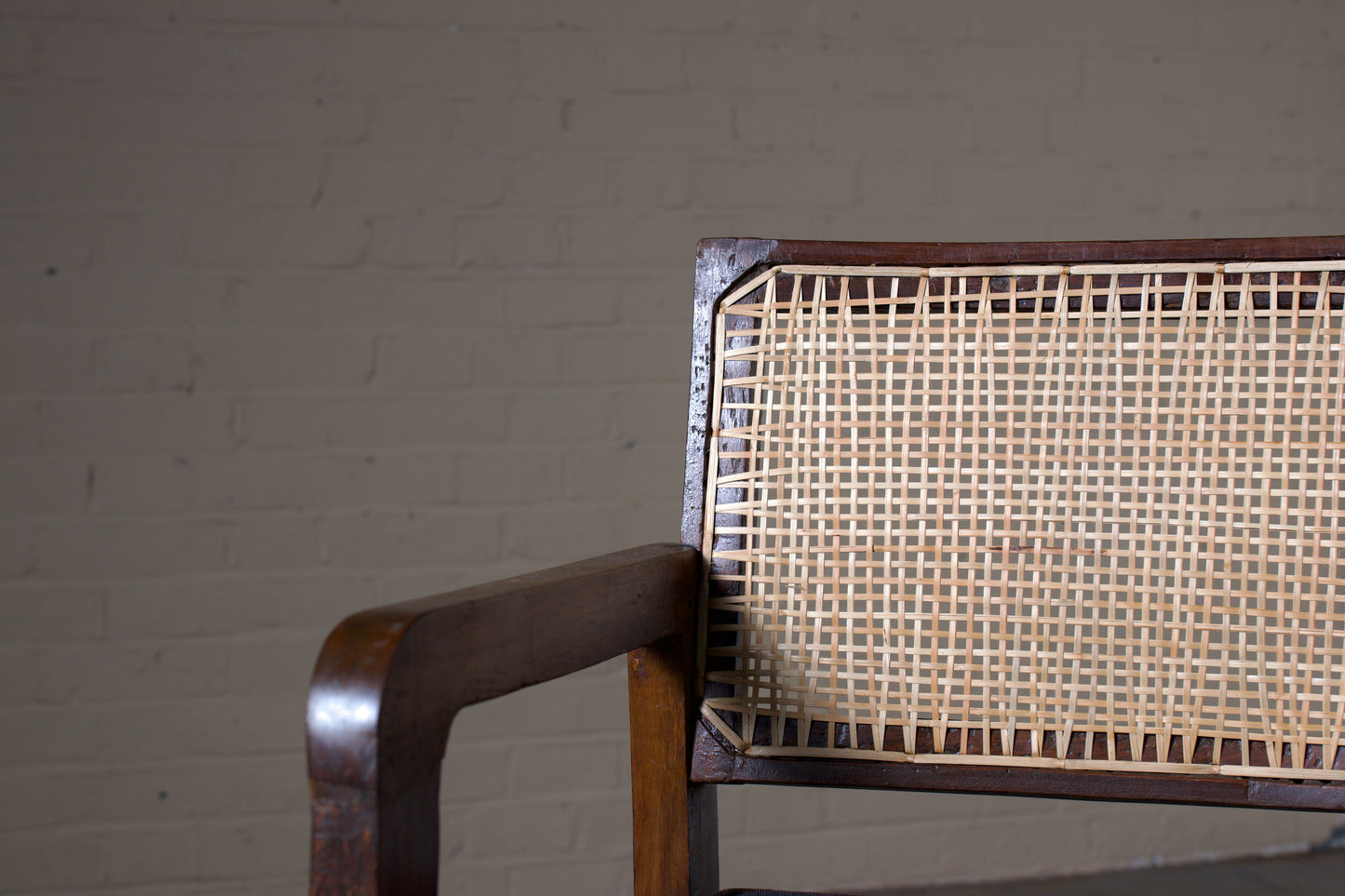 Pierre Jeanneret Dining Office "Box Chair" Produced for Chandigarh, 1950s