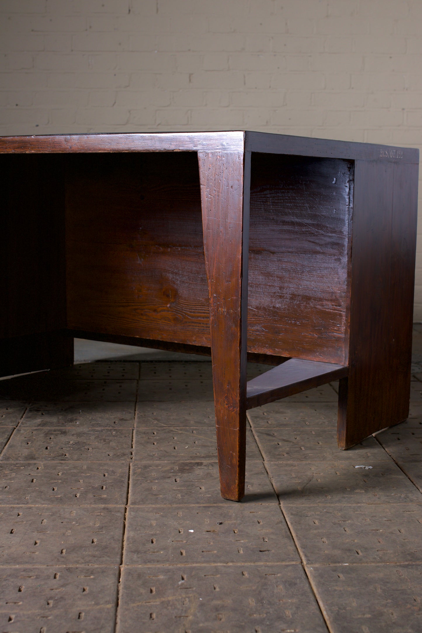 Pierre Jeanneret pigeon hole desk, c. 1955.