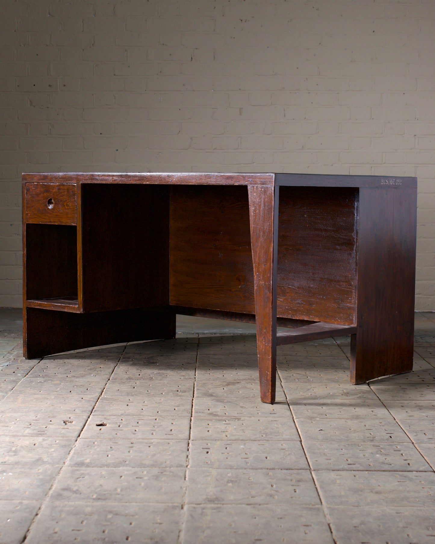 Pierre Jeanneret pigeon hole desk, c. 1955.