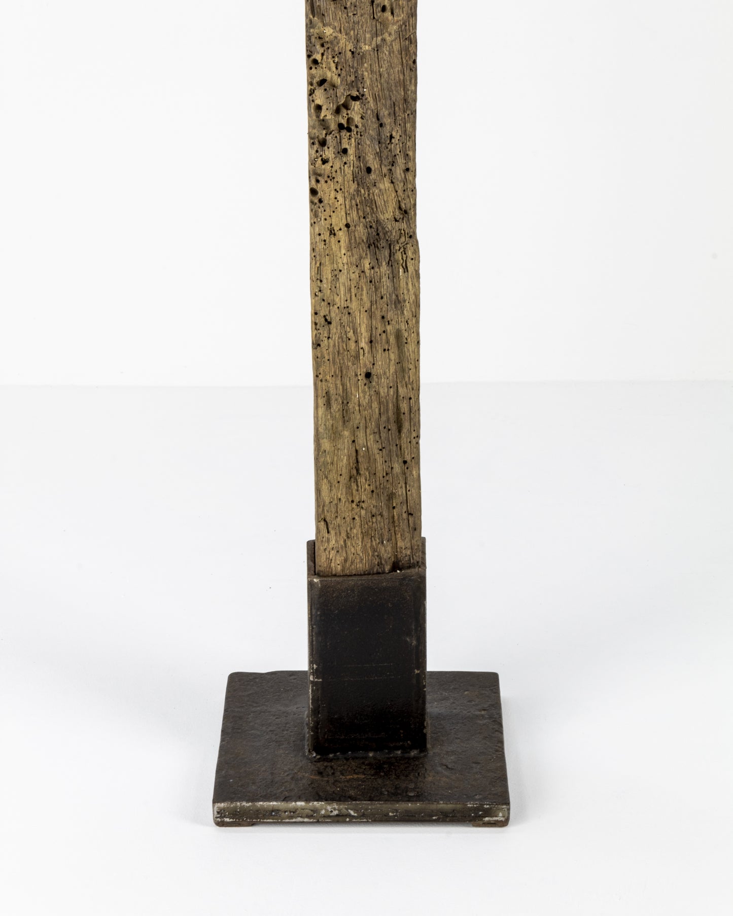 Barnacle-Eaten Iron-Wood Jetty-Beam
